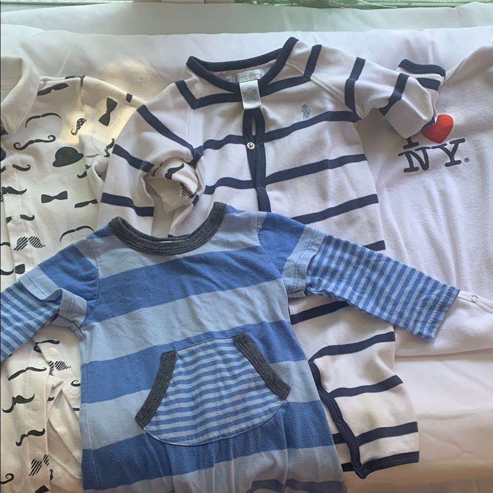 Baby Boy Lot of 4 Onesies For One Price! Check Out Other Listings & Maternity 2